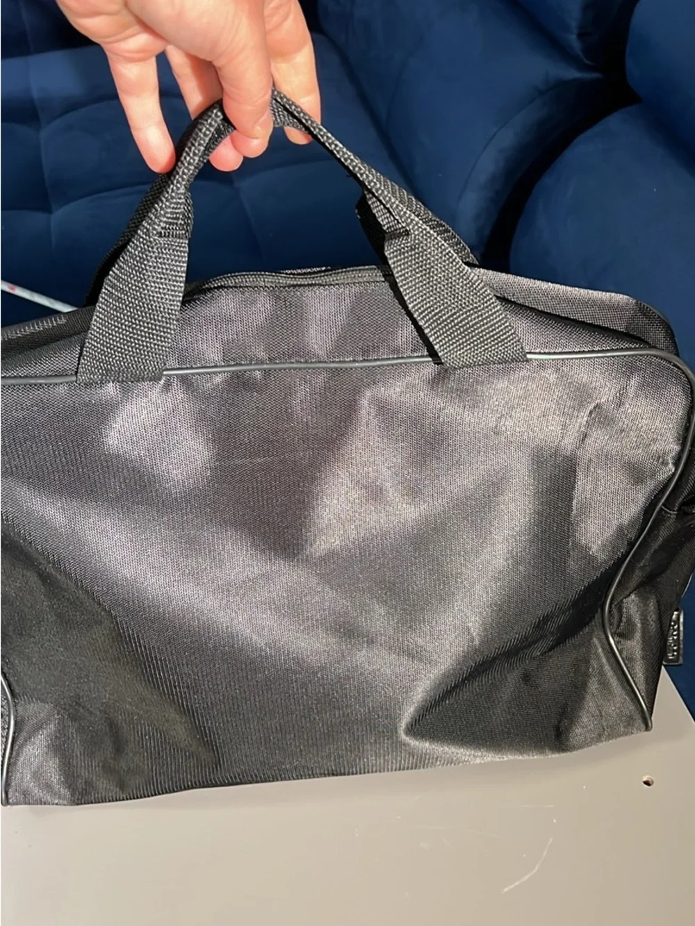 Calvin Klein Black Laptop Briefcase with Front Zip Pockets